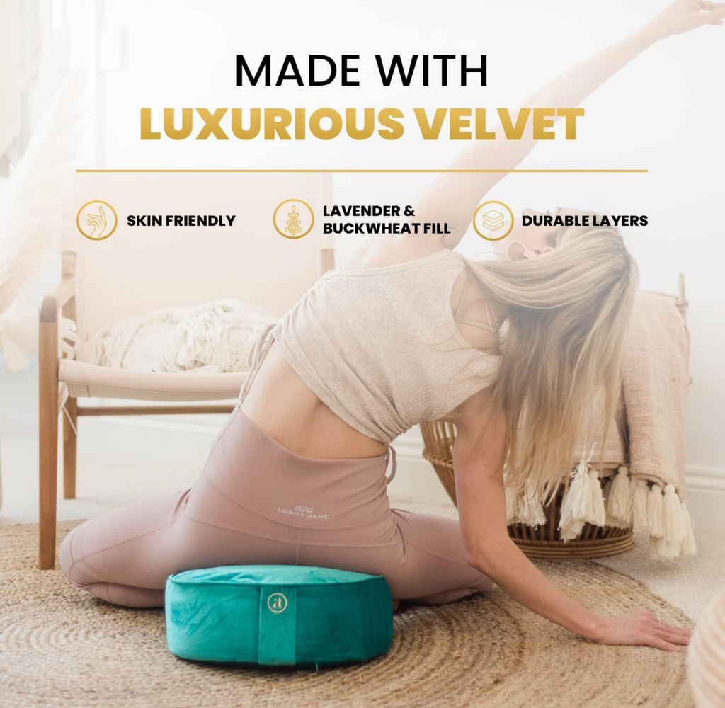 Luxe Velvet Meditation Cushion
